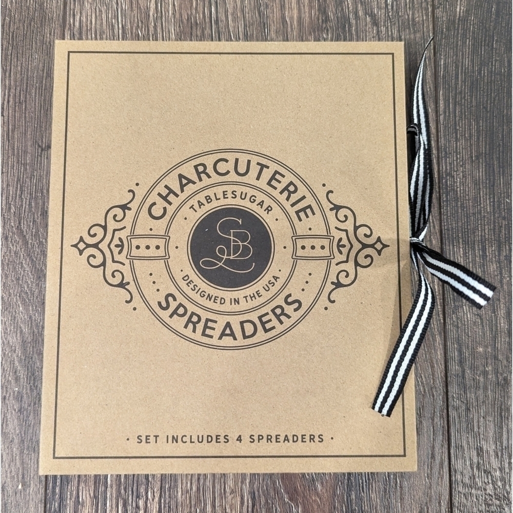 NWOT Tablesugar Brand Charcuterie Spreaders Gift Box